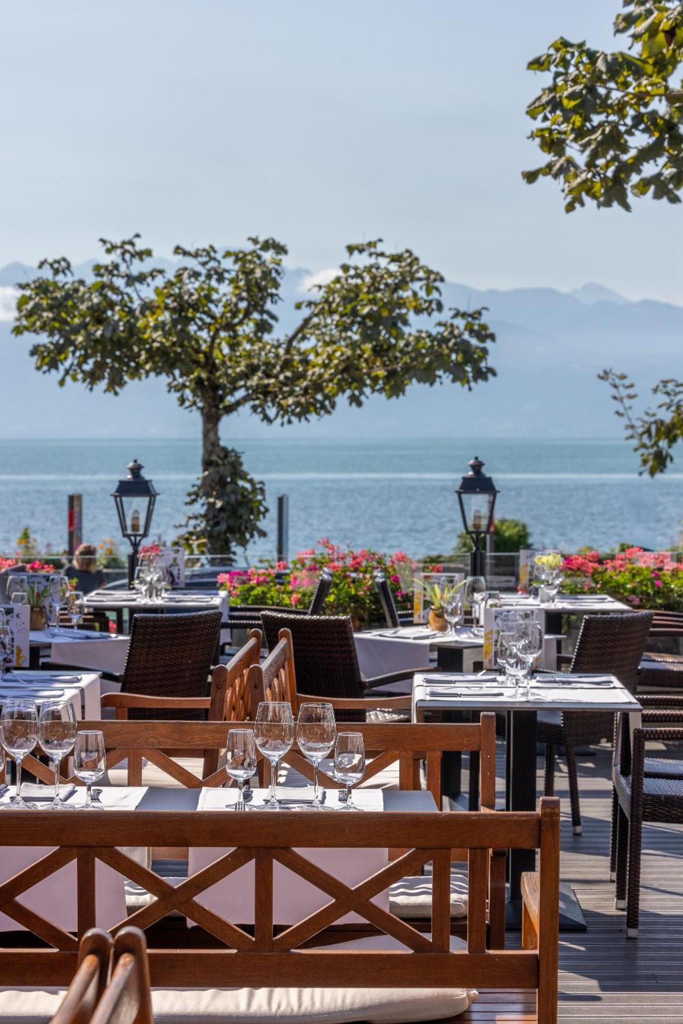 מורג'ס Romantik Hotel Mont Blanc Au Lac מראה חיצוני תמונה