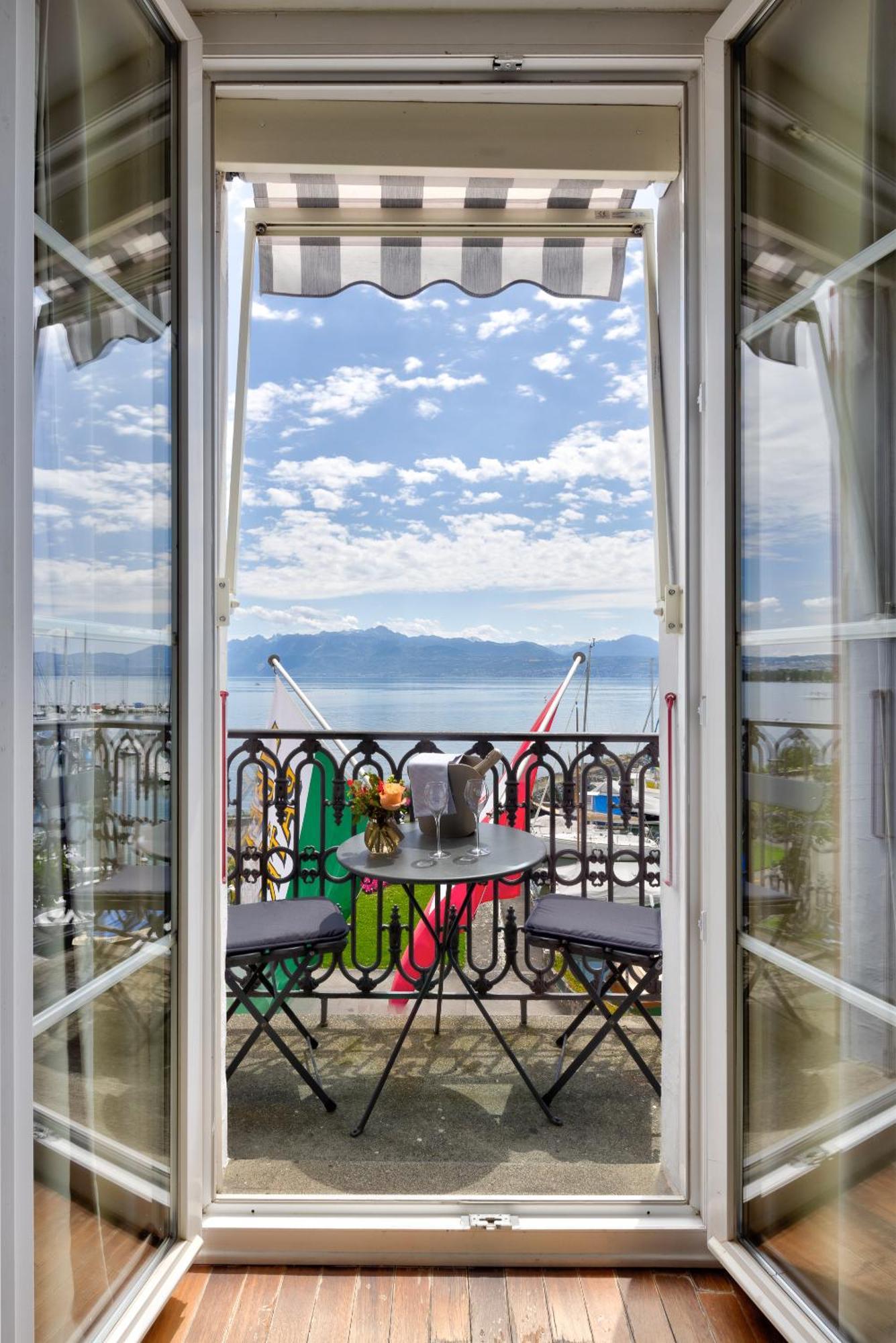 מורג'ס Romantik Hotel Mont Blanc Au Lac מראה חיצוני תמונה